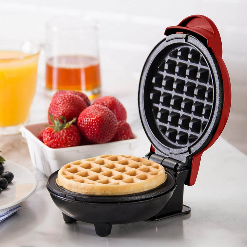 Mini Waflera 350W Personal Roja