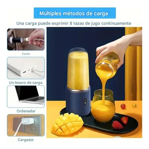 Licuadora Blendfit Doble Vaso Portátil