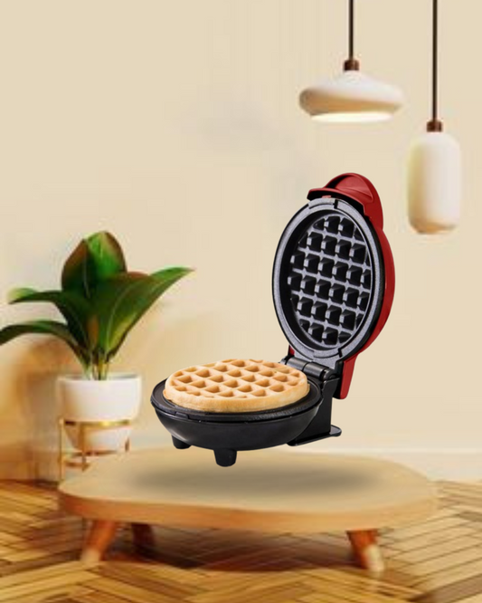 Mini Waflera 350W Personal Roja